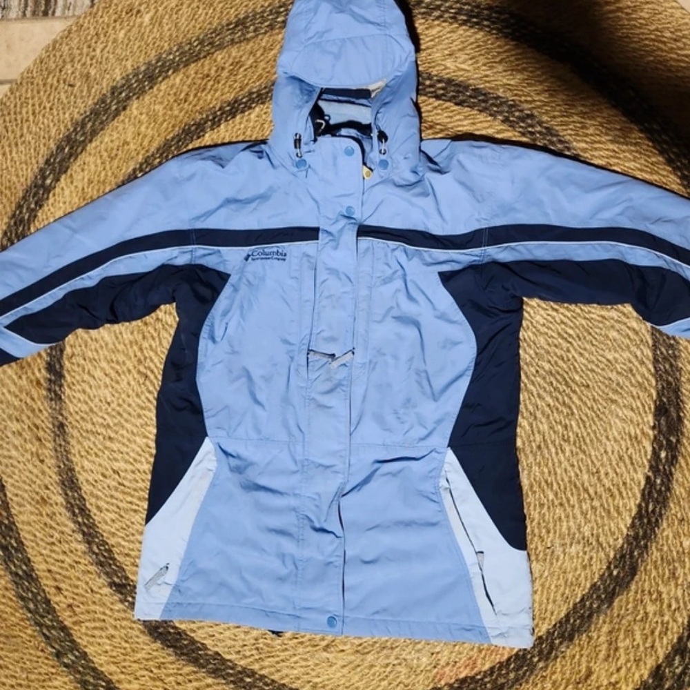 Columbia Light Blue and Navy Jacket